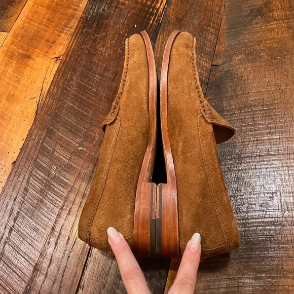 Men\'s Suede Slip-On Loafers in Tan main image 13